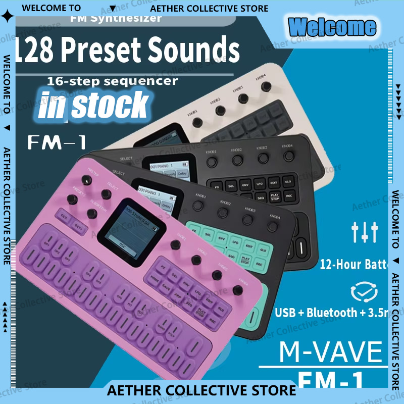 M-Vave Fm-1 Pocket FM Synthesi - Midi Controller Pad ulasan dan harga