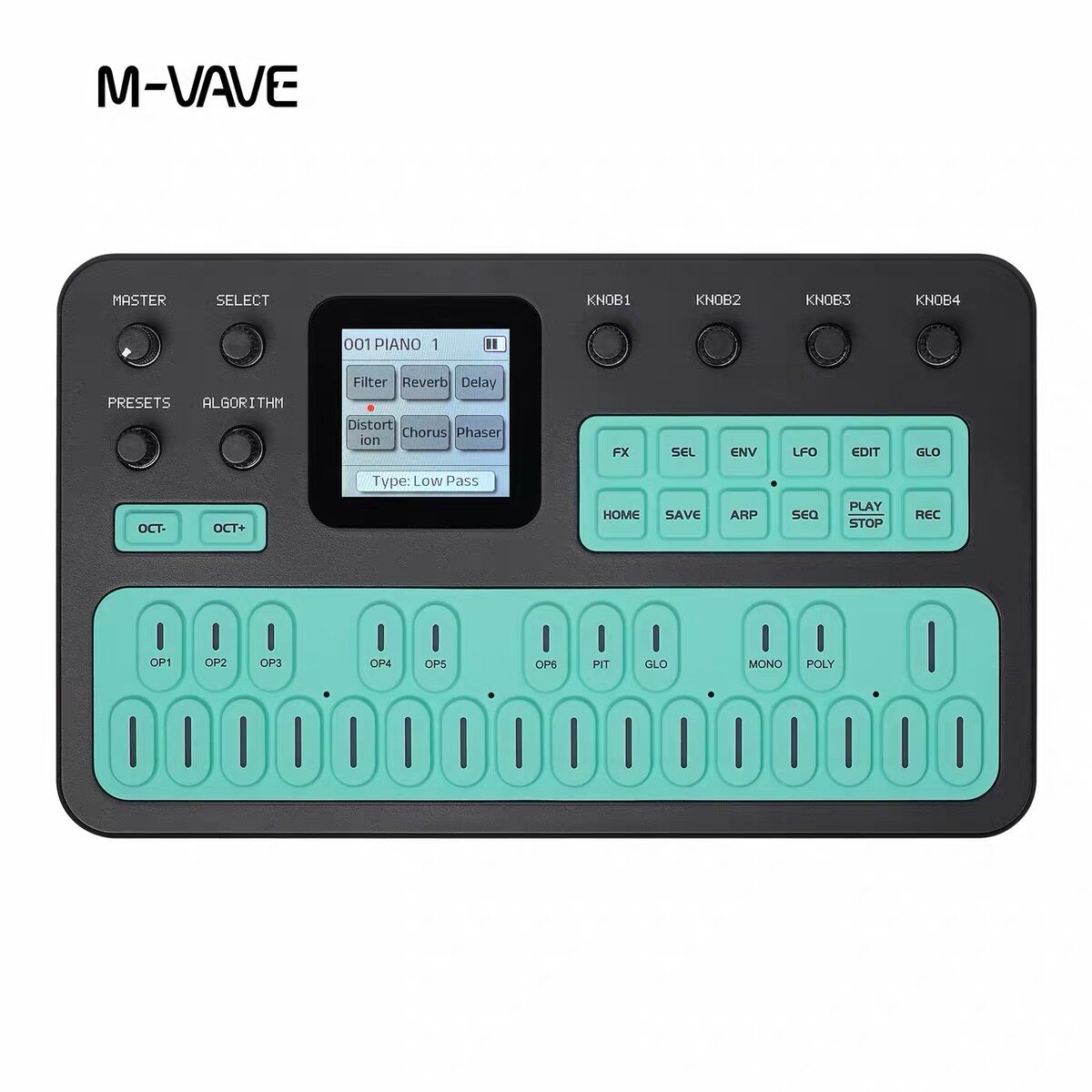 M-Vave Fm-1 Pocket FM Synthesi - Midi Controller Pad ulasan dan harga