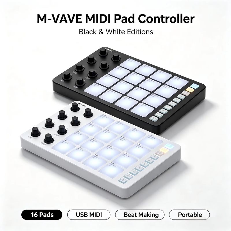 M-Vave Smc-Pad Professional-Gr - Midi Controller Pad ulasan dan harga