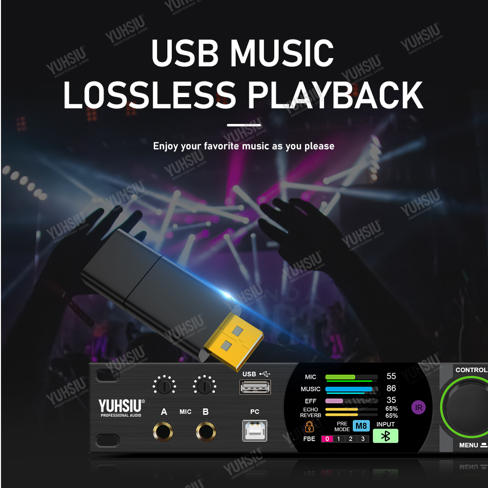 YUHSIU Karaoke Digital Effects - Audio Music Dj ulasan dan harga
