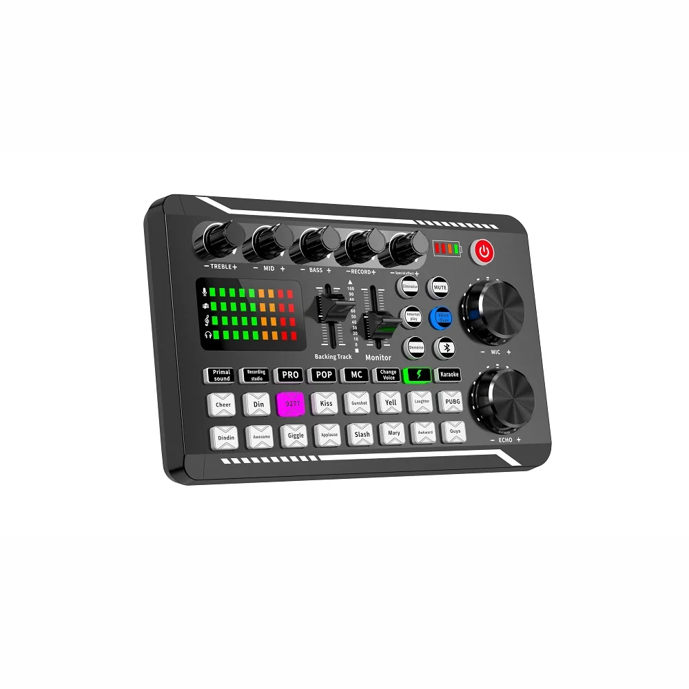 F998 Sound Card Microphone Sou - Audio Music Dj ulasan dan harga
