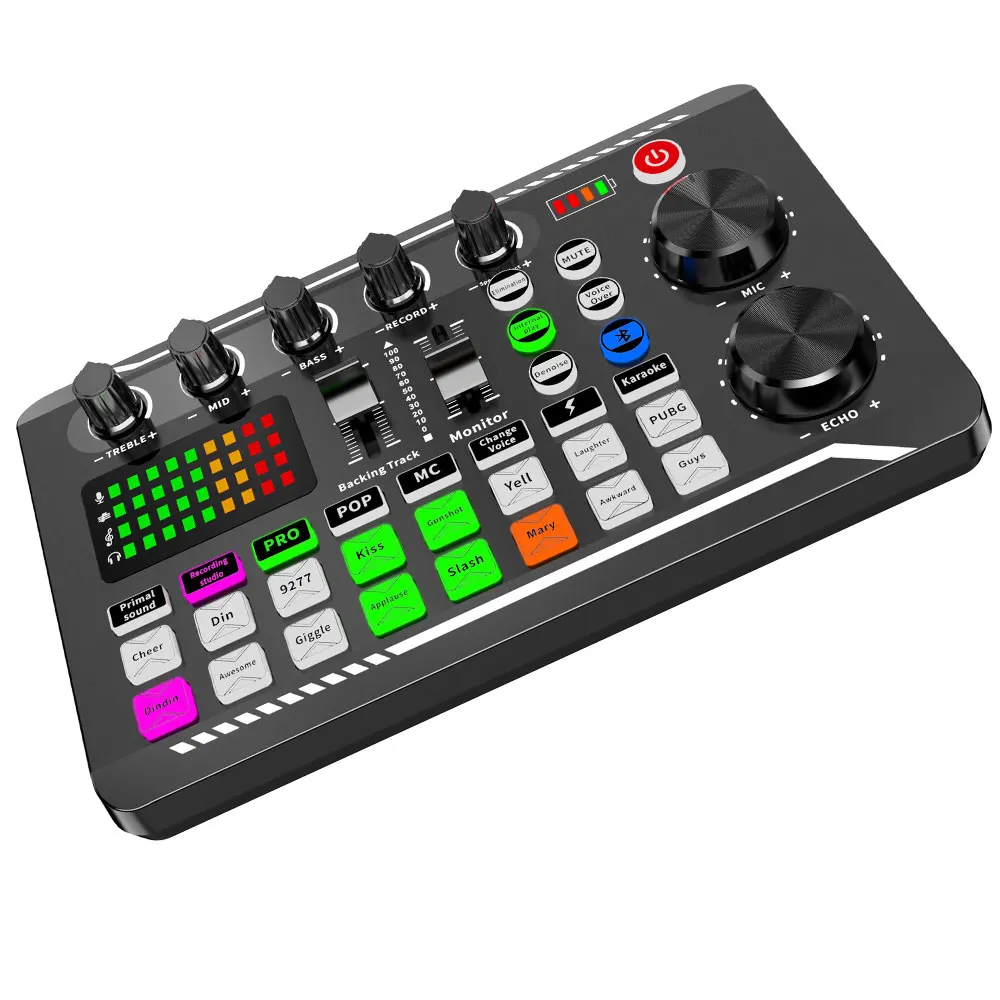 F998 Sound Card Microphone Sou - Audio Music Dj ulasan dan harga