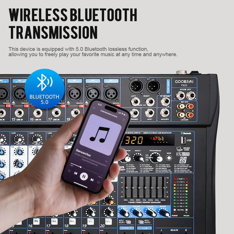 Gooermi PB Series Professional - Audio Music Dj ulasan dan harga