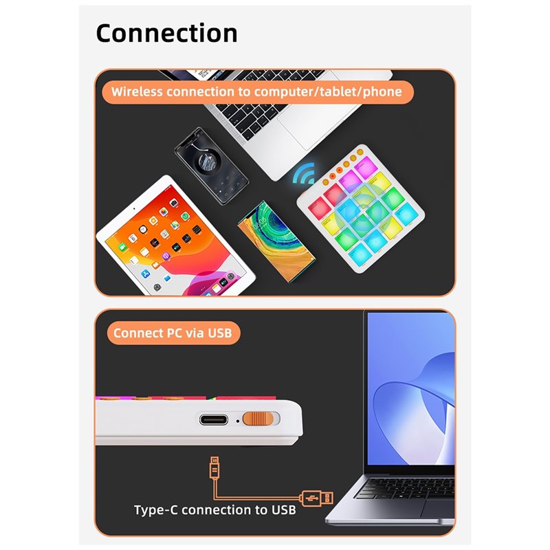 NEWABKG MIDI Pad Controller Be - Midi Controller Pad ulasan dan harga