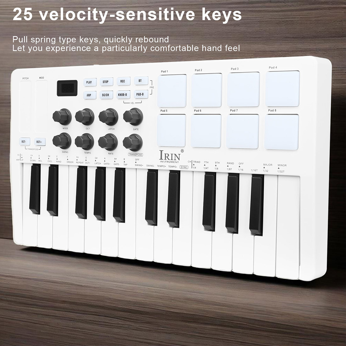 SMK-25  Portable Keyboard MIDI - Midi Controller Pad ulasan dan harga